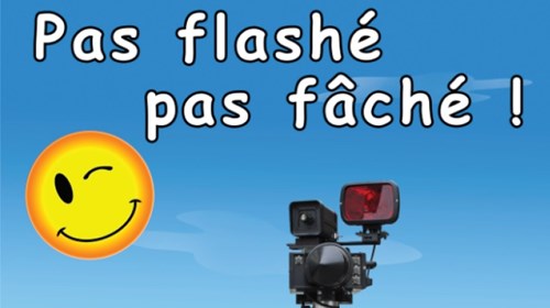 Pas flashé, pas fâché