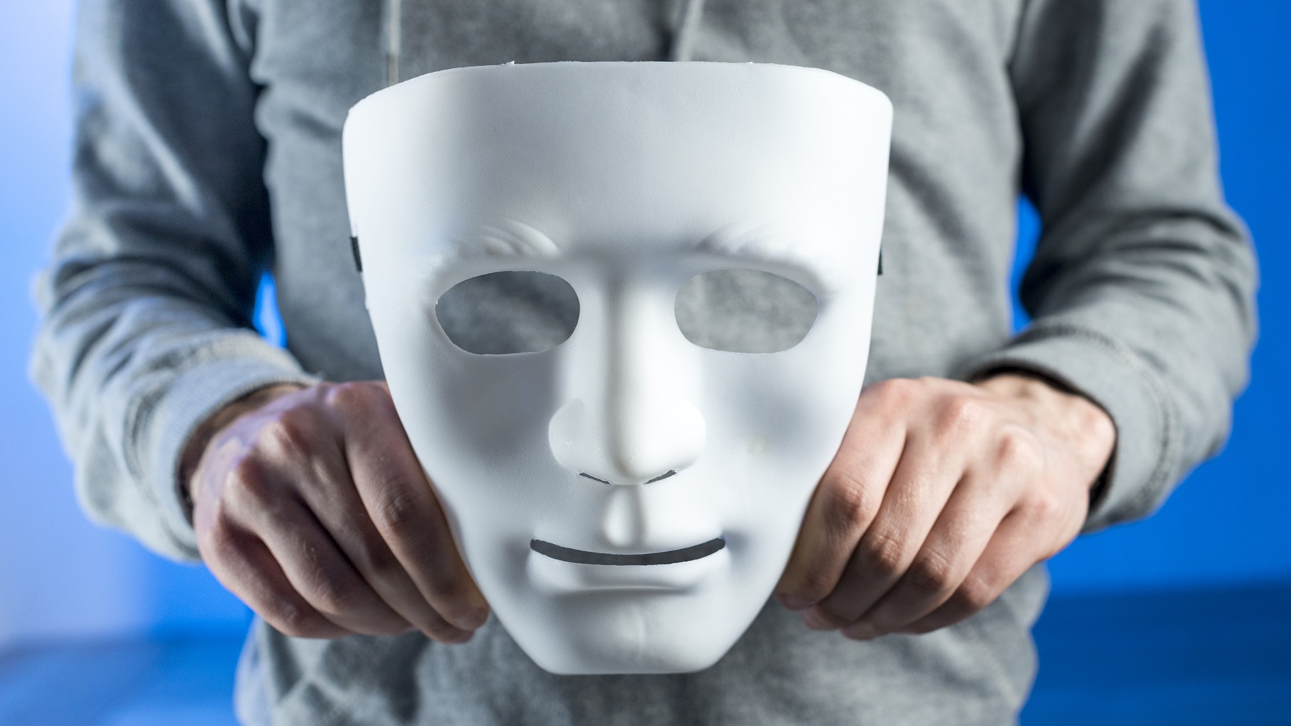 Portrait Hacker With Mask